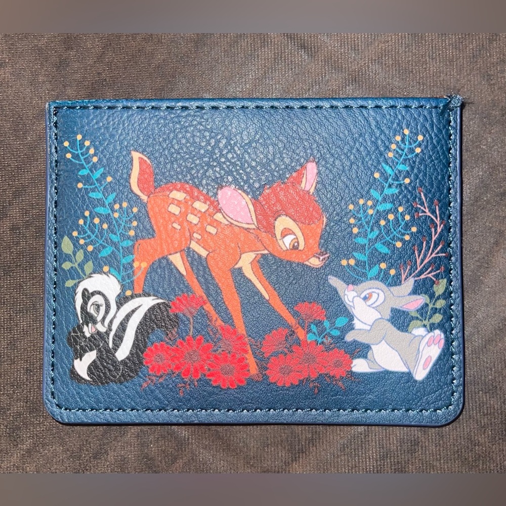 Disney parks Bambi Loungefly backpack, cardholder and ears set - Picture 5 of 12